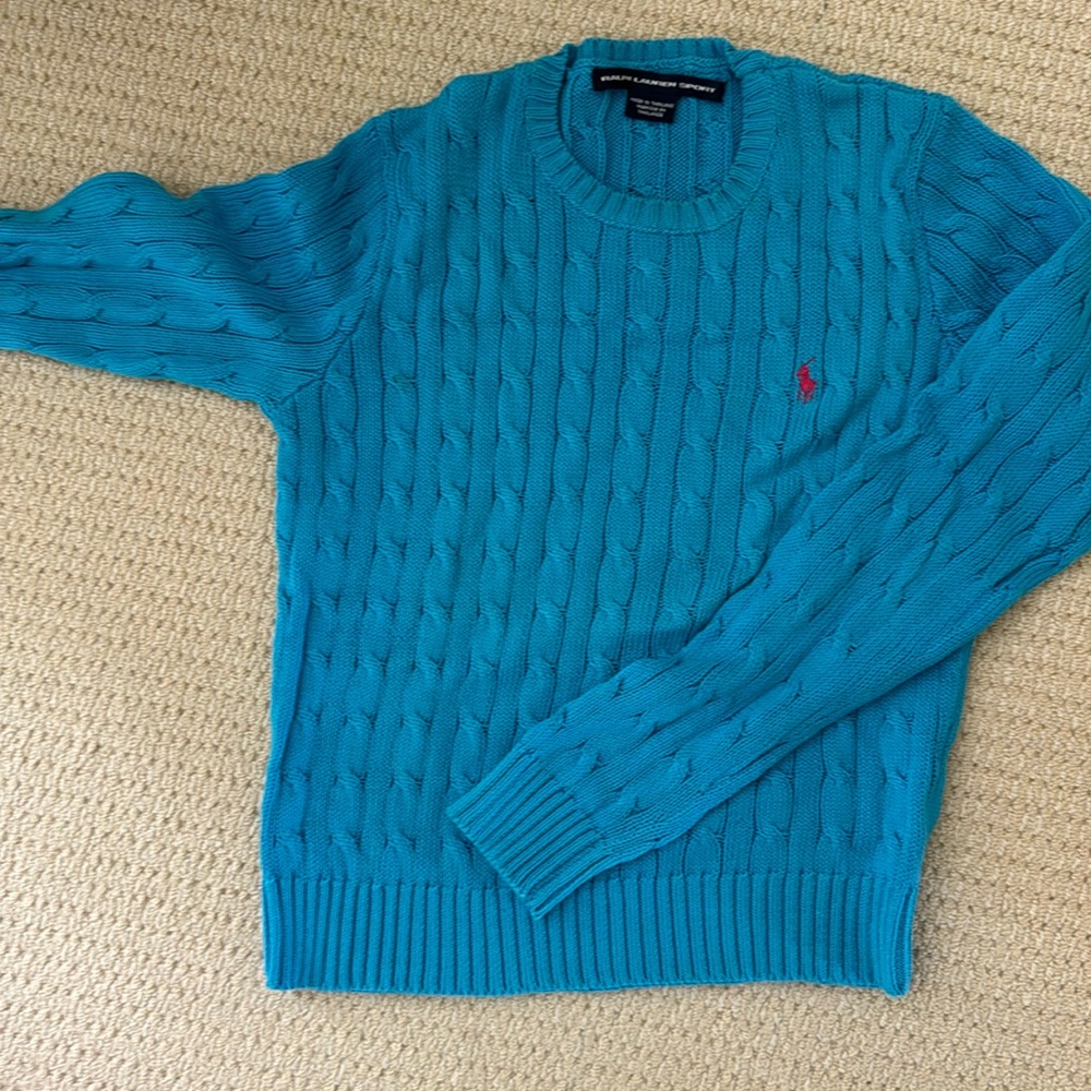 Ralph Lauren sport cable knit sweater